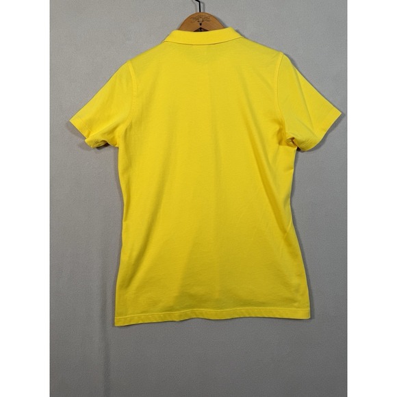 Masters Golf Polo Womens M Magnolia Lane Augusta Nationals Yellow Cotton Blend - Picture 4 of 7